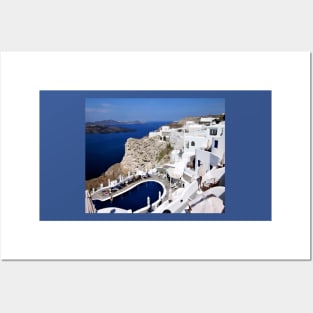 The Greek Island of Santorini Posters and Art